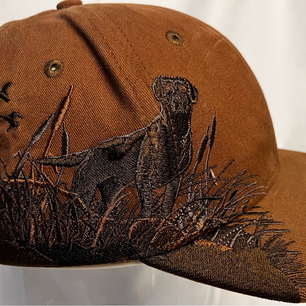 NWT 2006 Wildlife Series Authentic Dri-Duck Brown Embroidered Dog-Duck Hat